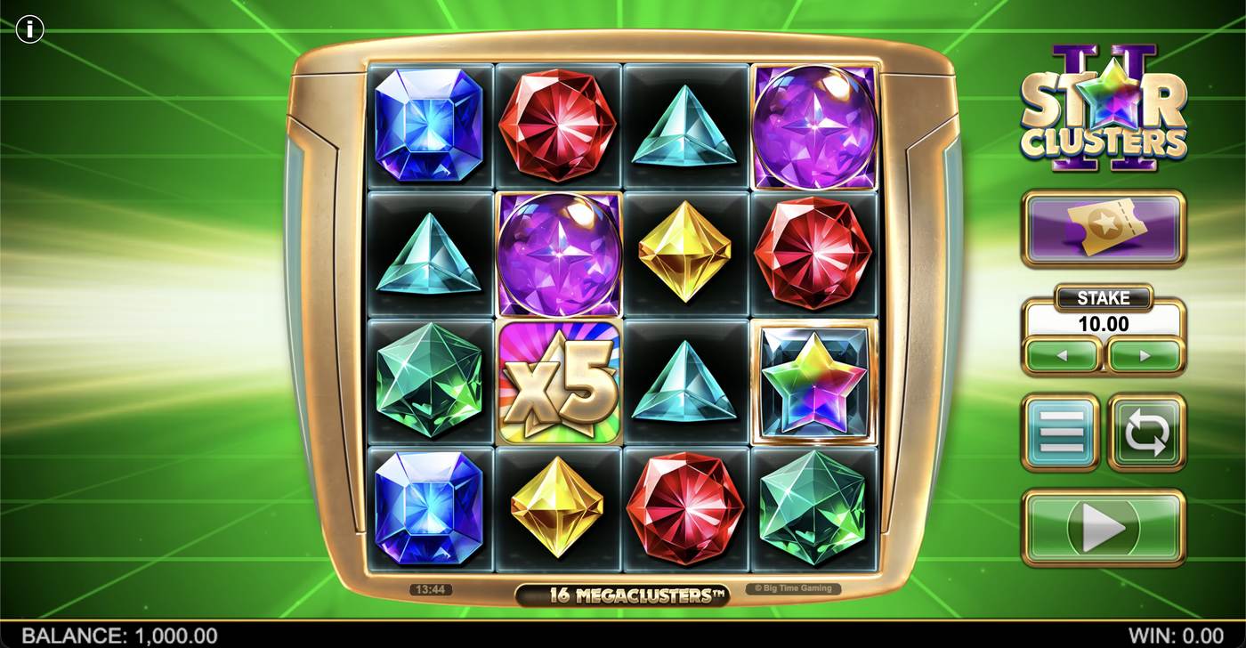 Star Clusters 2: image of main menu