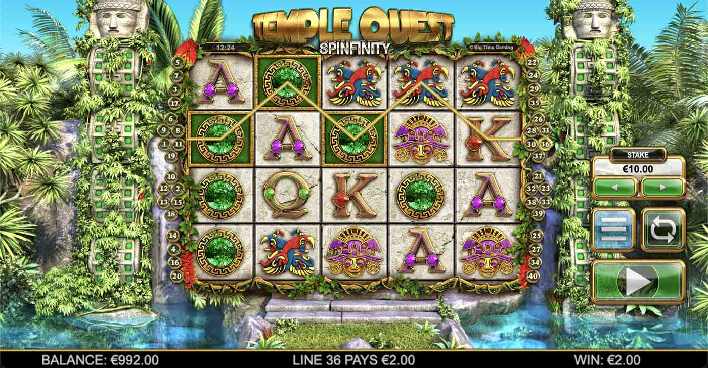 Temple Quest Spinfinity: image of winning