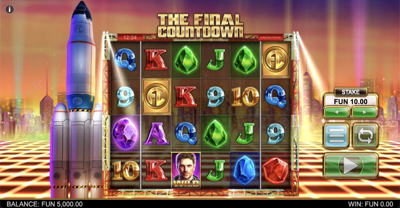 The Final Countdown: image of main menu