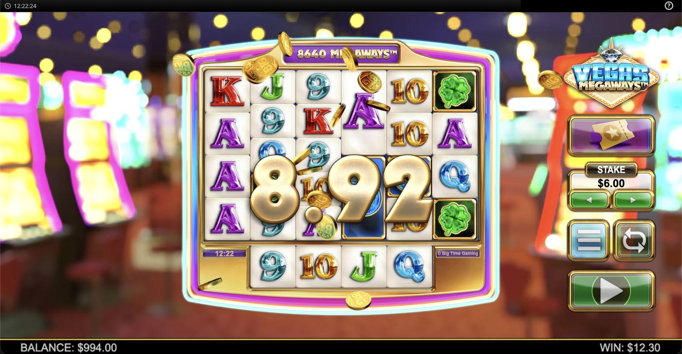 Vegas Megaways: image of winning
