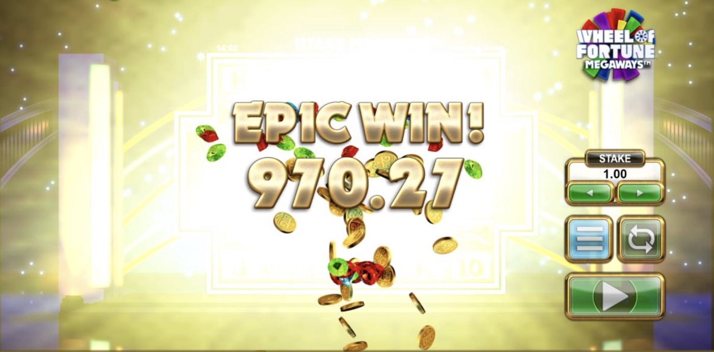 Wheel Of Fortune Megaways: image of winning