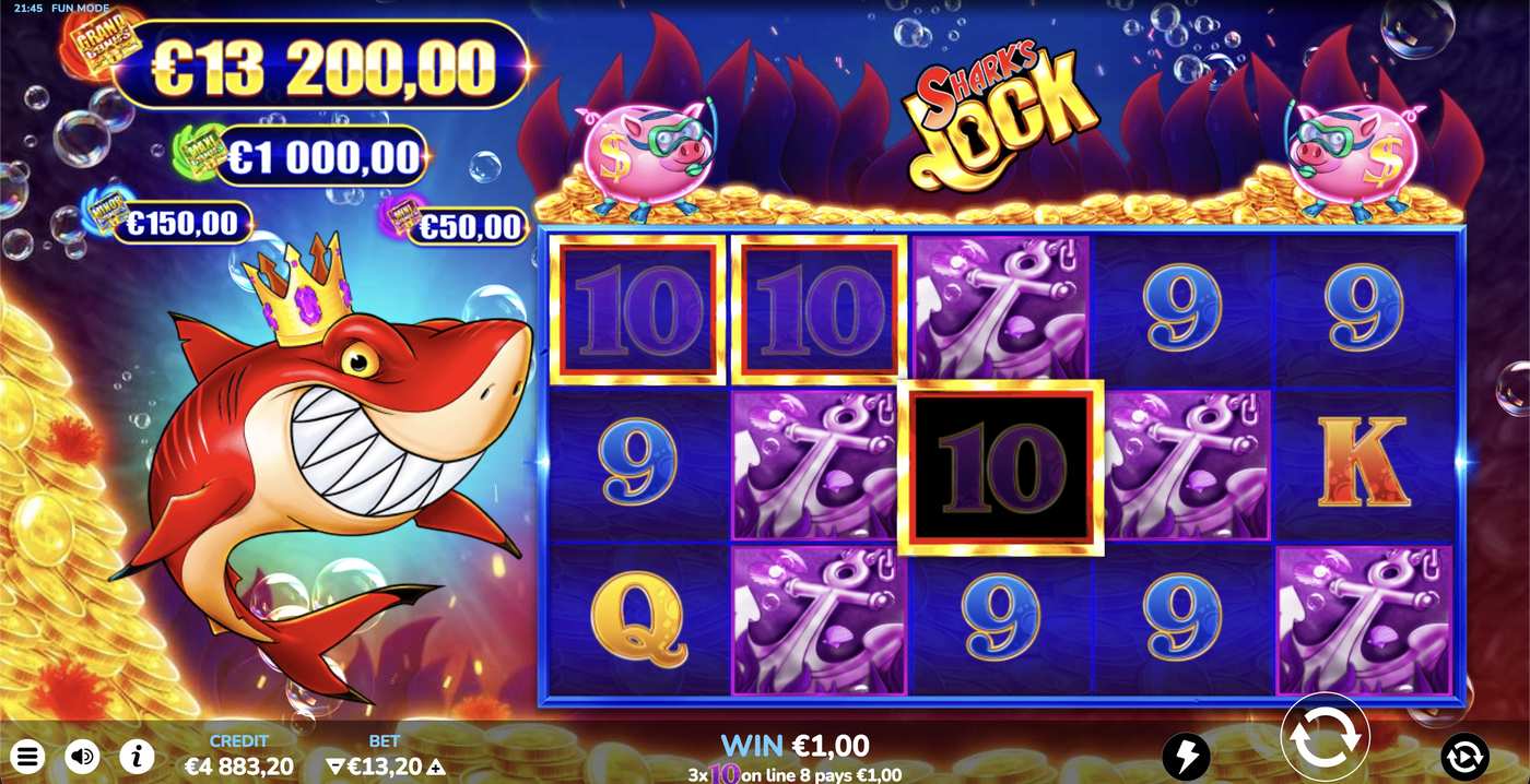 Shark’s Lock: image of winning