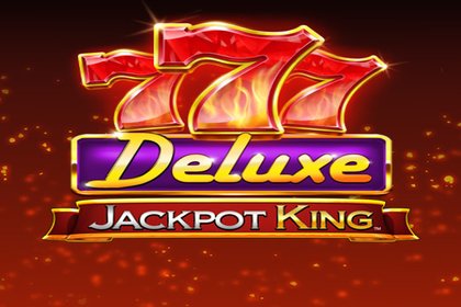 777 Deluxe Jackpot King Online Slot Logo