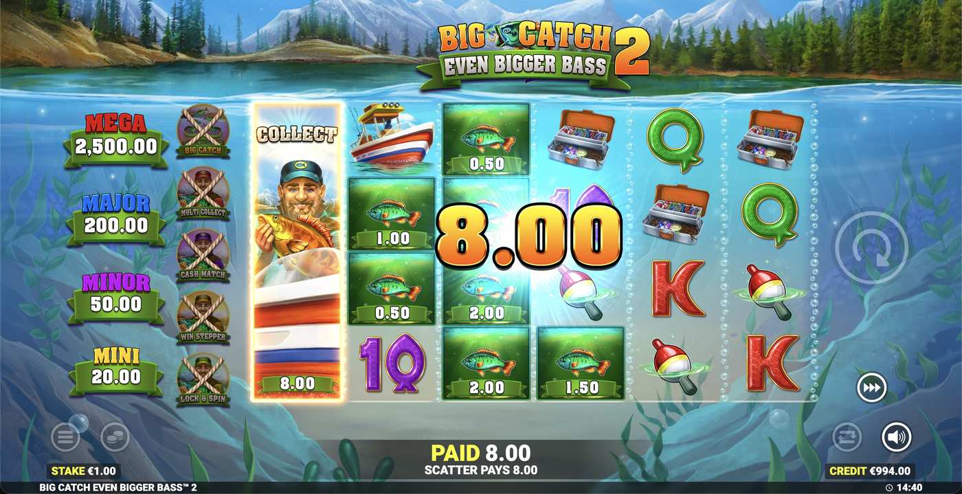 Big Catch Even Bigger Bass 2: image of winning