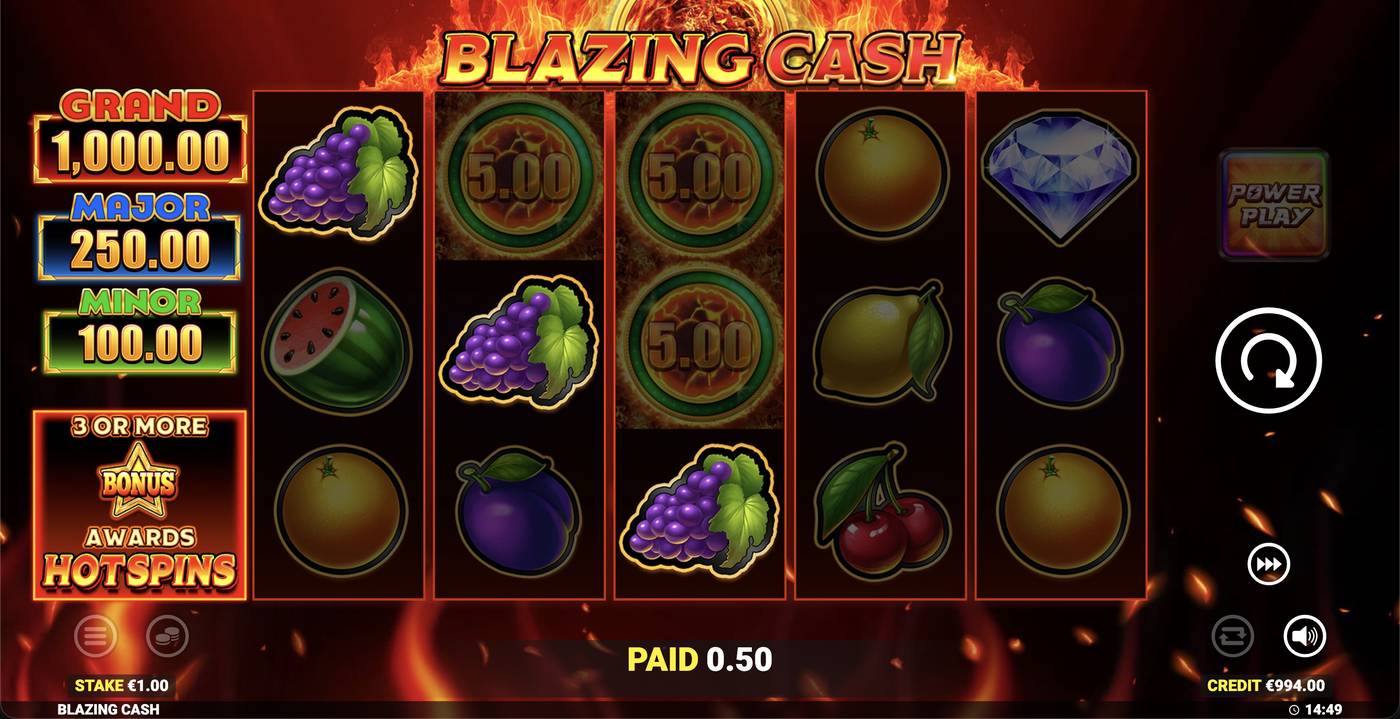Blazing Cash: image of winning