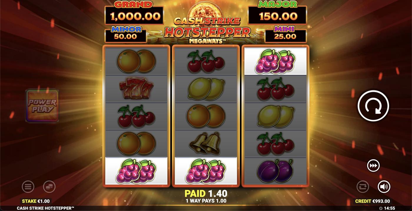 Cash Strike Hotstepper Megaways: image of winning