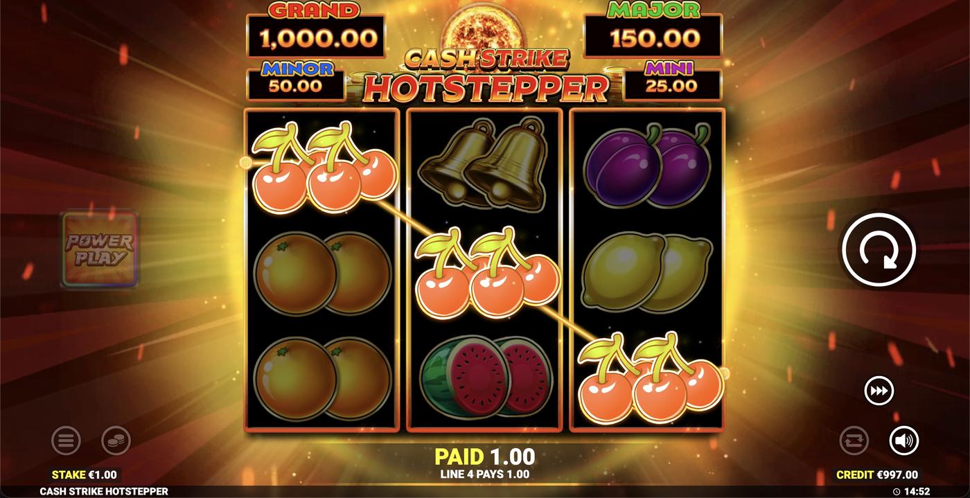 Cash Strike Hotstepper: image of winning