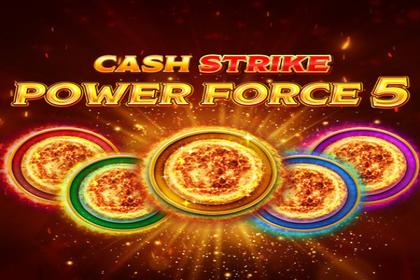 Cash Strike Power Force 5 Online Slot Logo