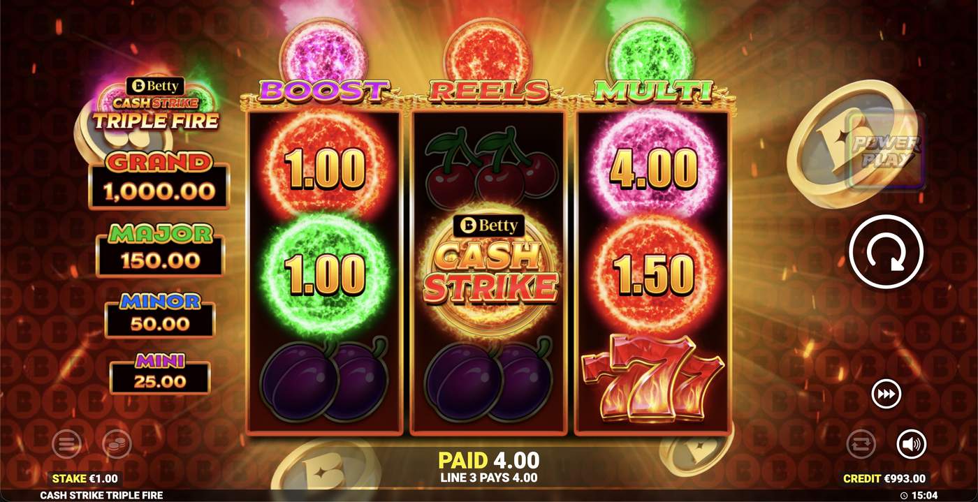 Cash Strike Triple Fire: image of winning
