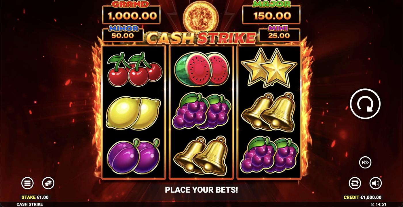 Cash Strike: image of main menu
