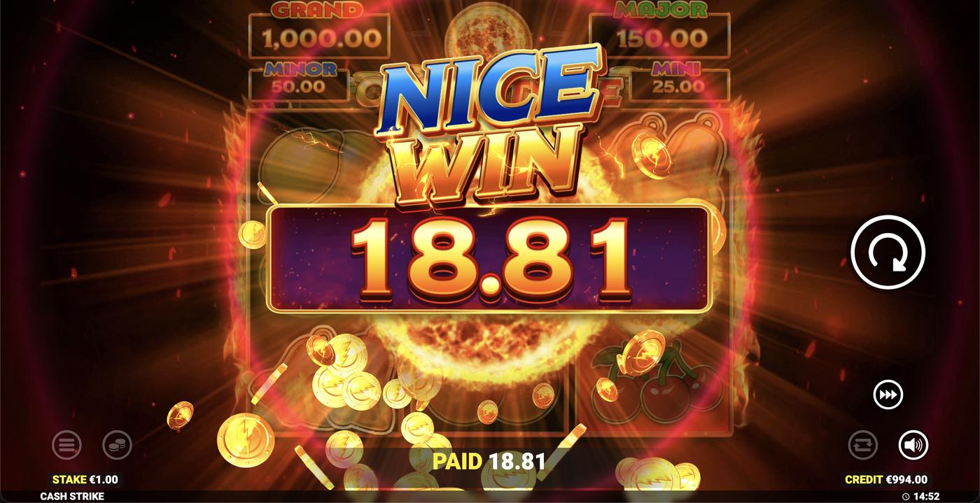 Cash Strike: image of winning
