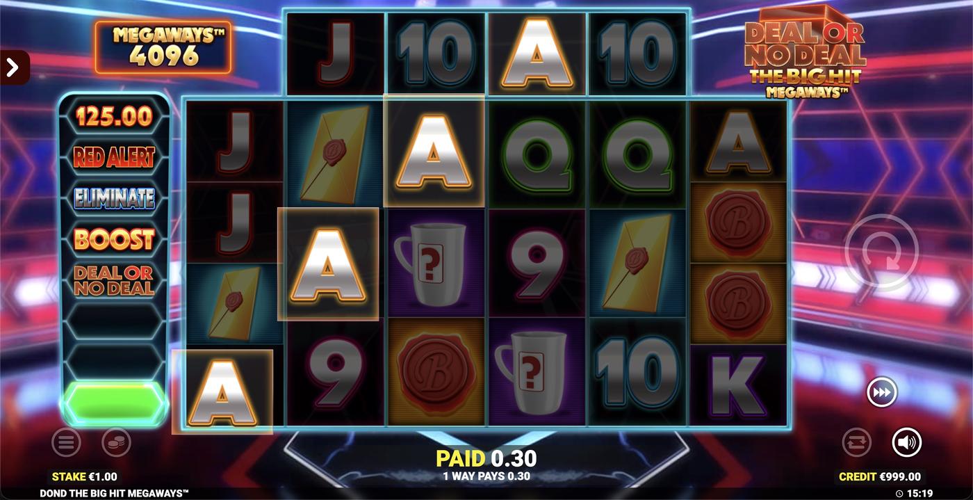 Deal or No Deal The Big Hit Megaways Jackpot King: image of winning
