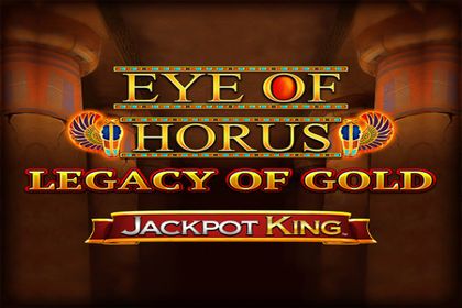 Eye of Horus Legacy of Gold Jackpot King Online Slot Logo
