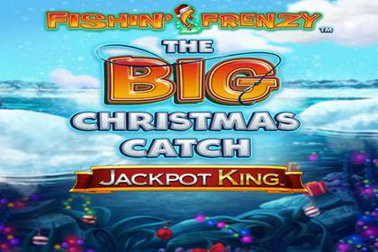 Fishin' Frenzy The Big Christmas Catch Jackpot King Online Slot Logo