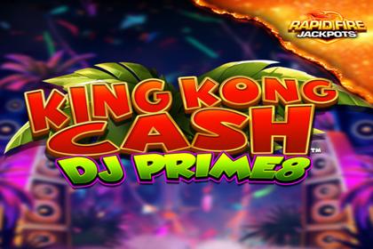 King Kong Cash DJ Prime8 Rapid Fire Online Slot Logo