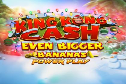 King Kong Cash Even Bigger Bananas Christmas Online Slot Logo