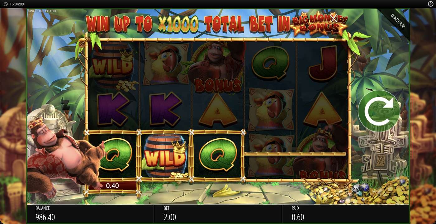 King Kong Cash: image of winning
