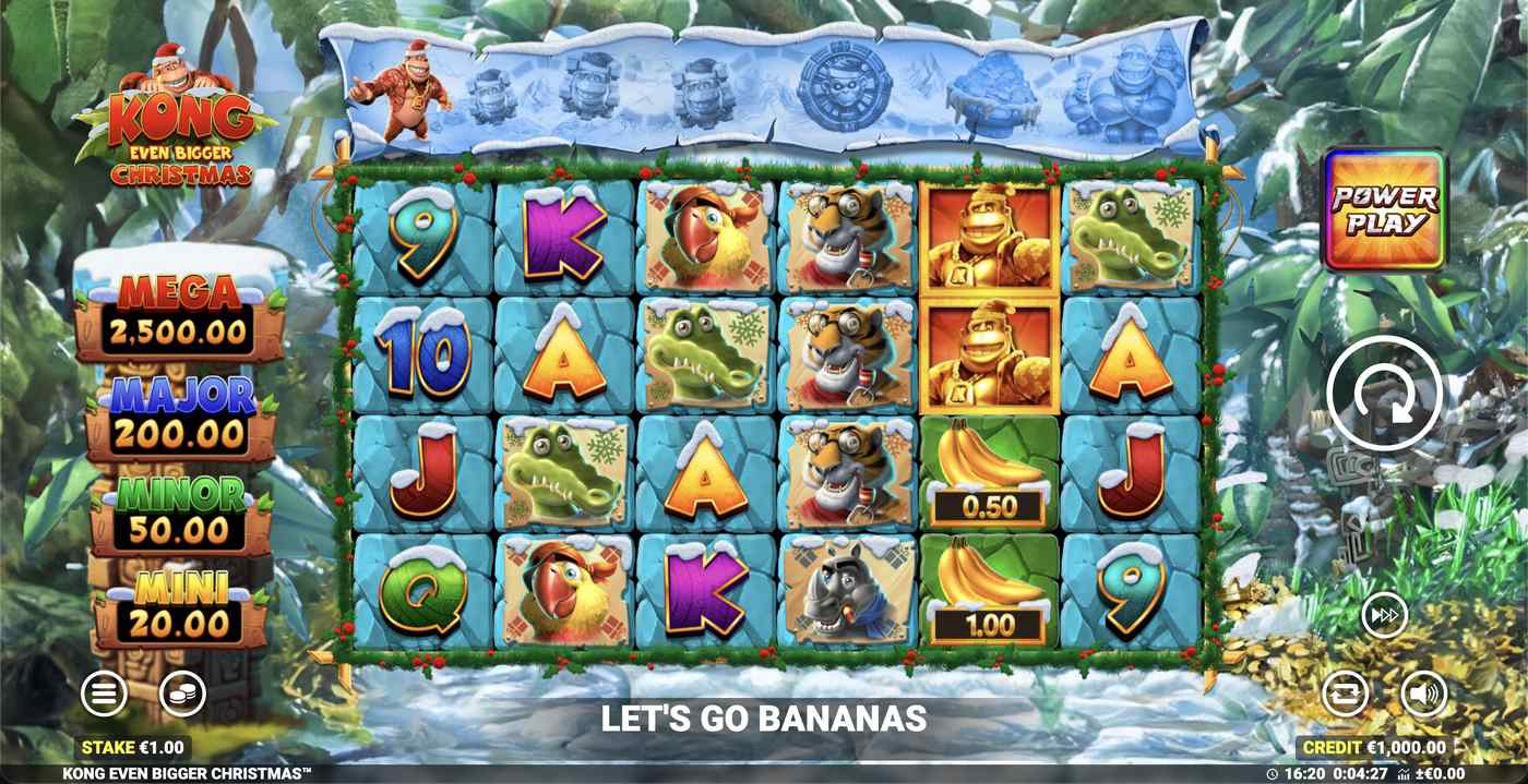 Kong Even Bigger Christmas: image of main menu