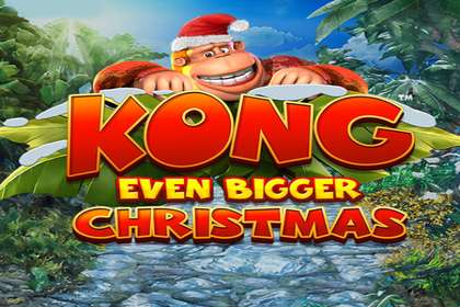 Kong Even Bigger Christmas Online Slot Logo
