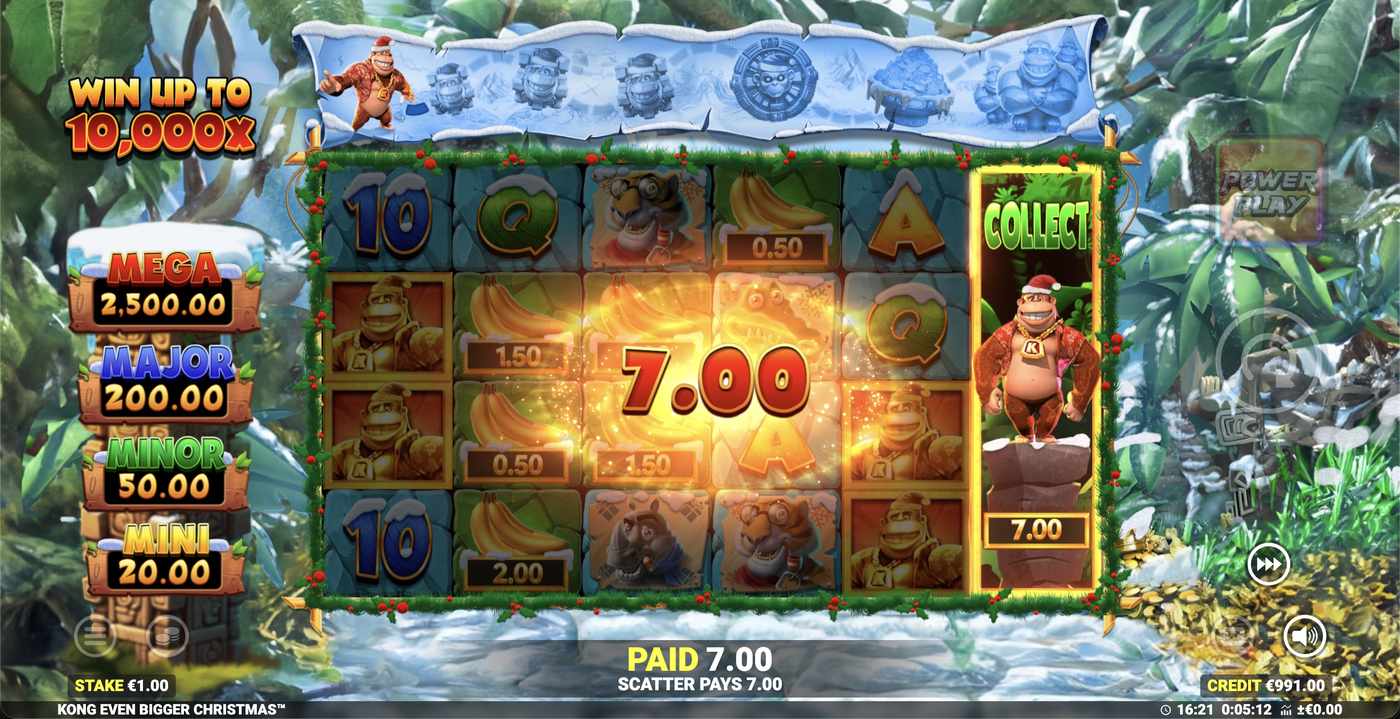 Kong Even Bigger Christmas: image of winning