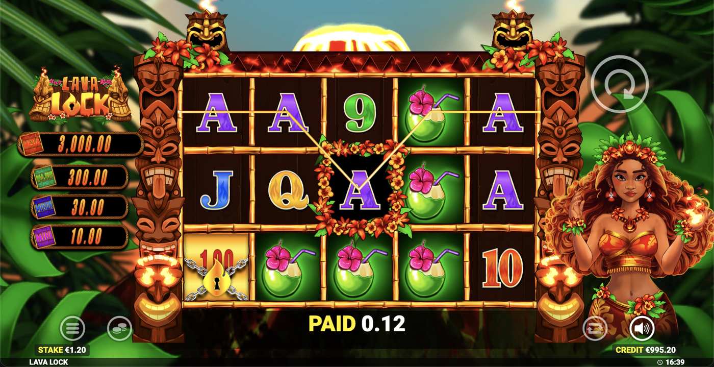 Lava Lock: image of winning