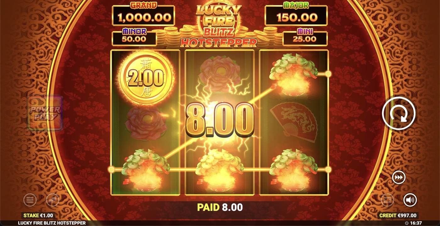 Lucky Fire Blitz Hotstepper: image of winning