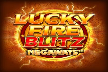 Lucky Fire Blitz Megaways Online Slot Logo