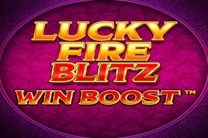 Lucky Fire Blitz Win Boost Online Slot Logo