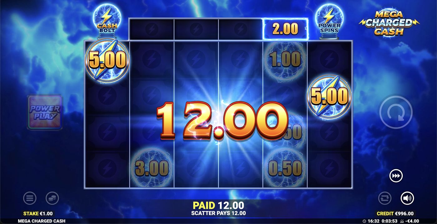 Mega Charged Cash: image of winning