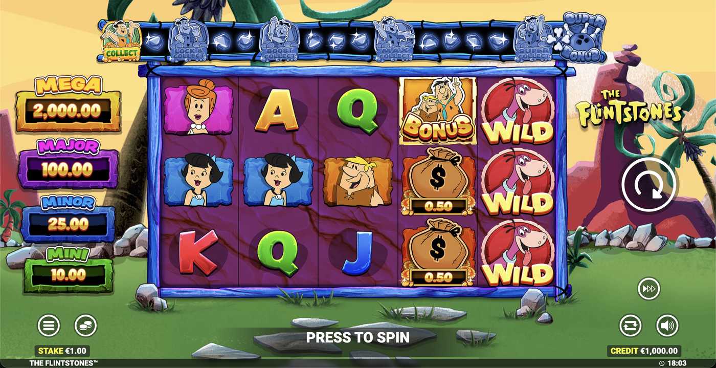 The Flintstones: image of main menu