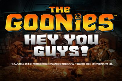 The Goonies Hey You Guys Online Slot Logo