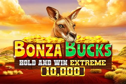 Bonza Bucks Hold and Win Extreme 10,000 Online Slot Logo