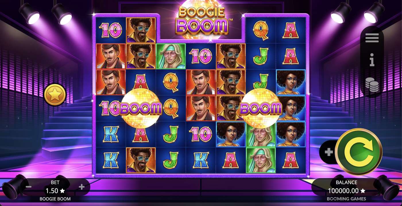Boogie Boom: image of main menu