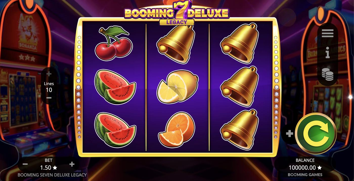 Booming Seven Deluxe Legacy: image of main menu