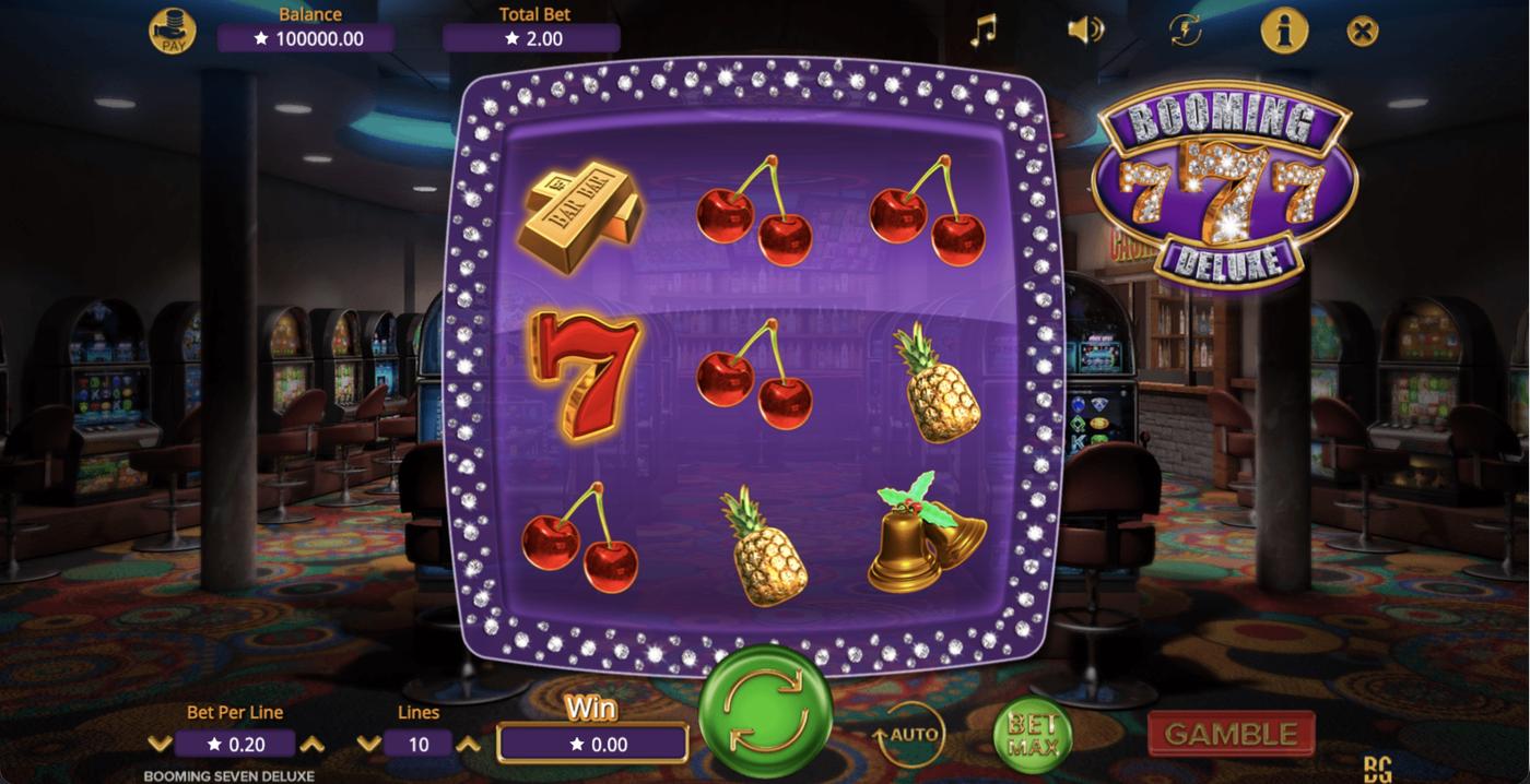 Booming Seven Deluxe: image of main menu