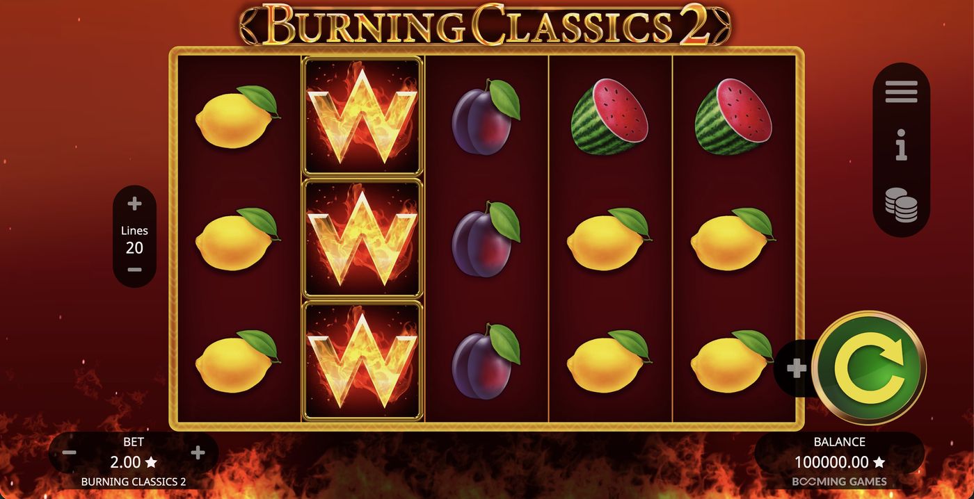 Burning Classics 2: image of main menu