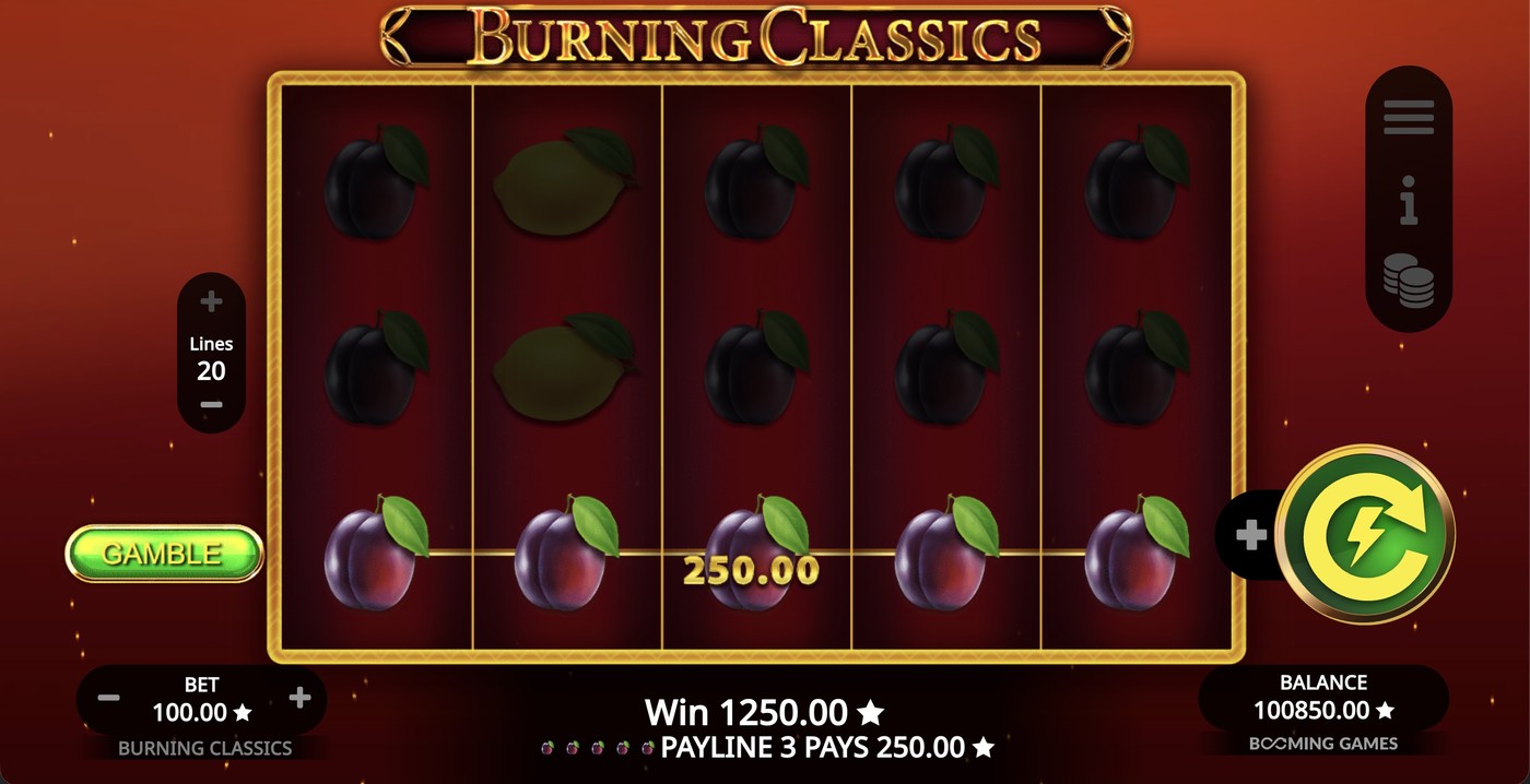Burning Classics: image of winning