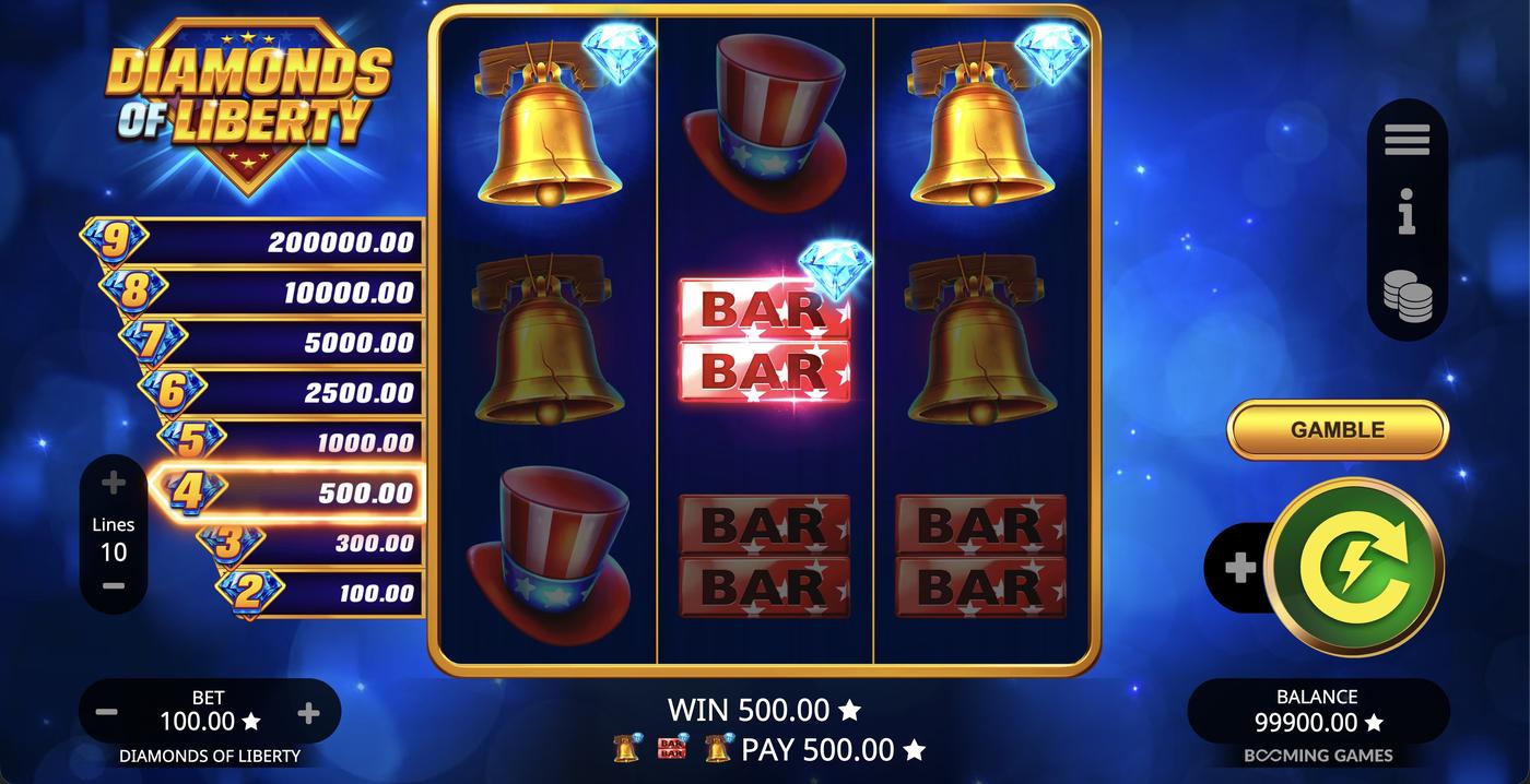 Diamonds of Liberty: image of winning