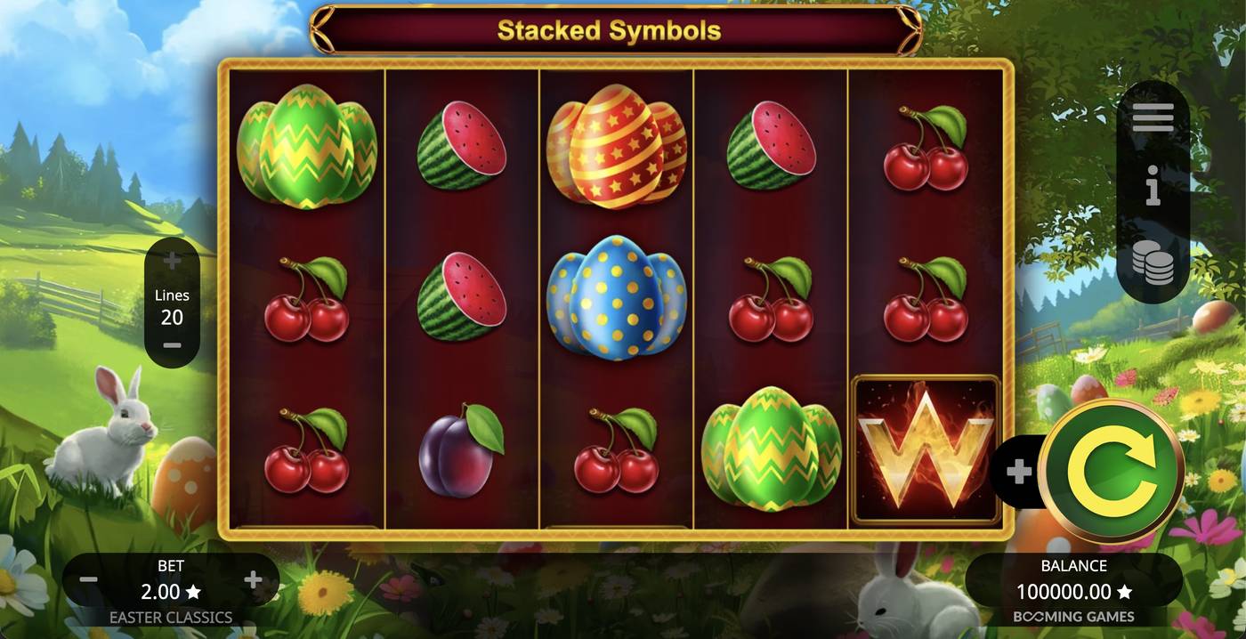 Easter Classics: image of main menu