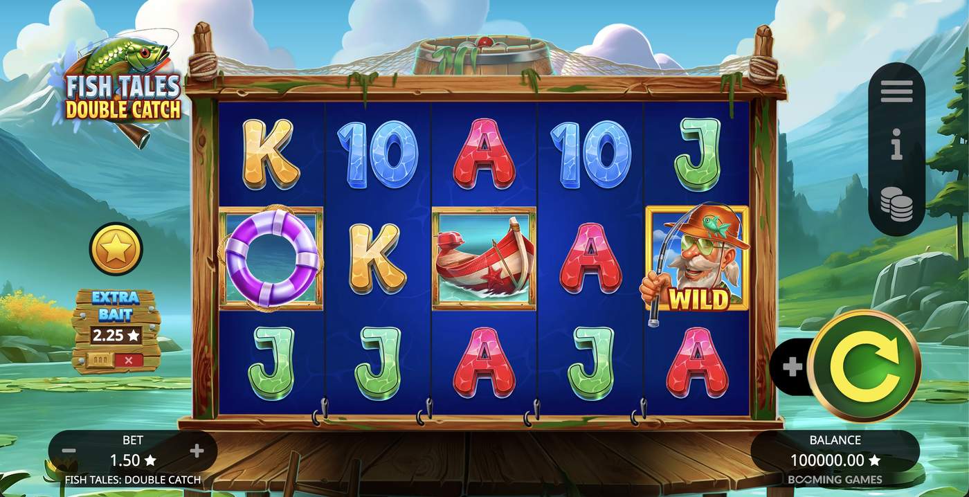 Fish Tales Double Catch: image of main menu
