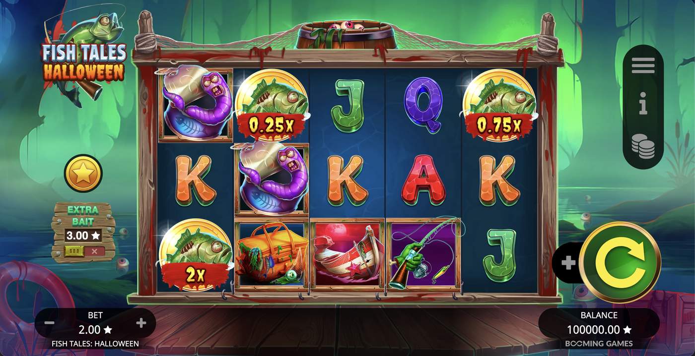 Fish Tales Halloween: image of main menu