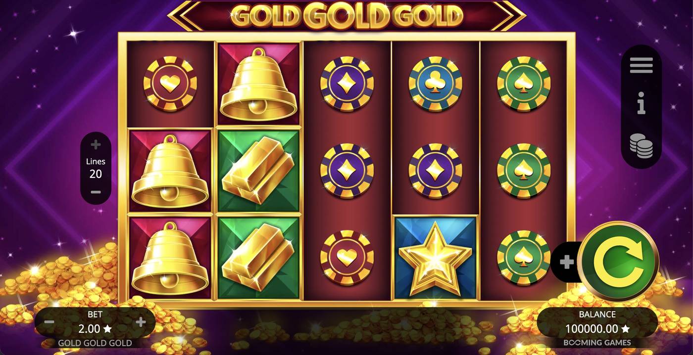 Gold Gold Gold: image of main menu