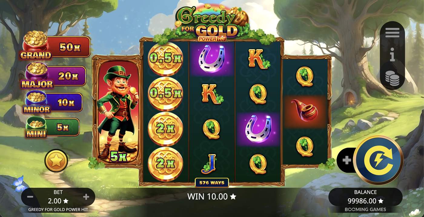 Greedy for Gold Power Hit: image of winning