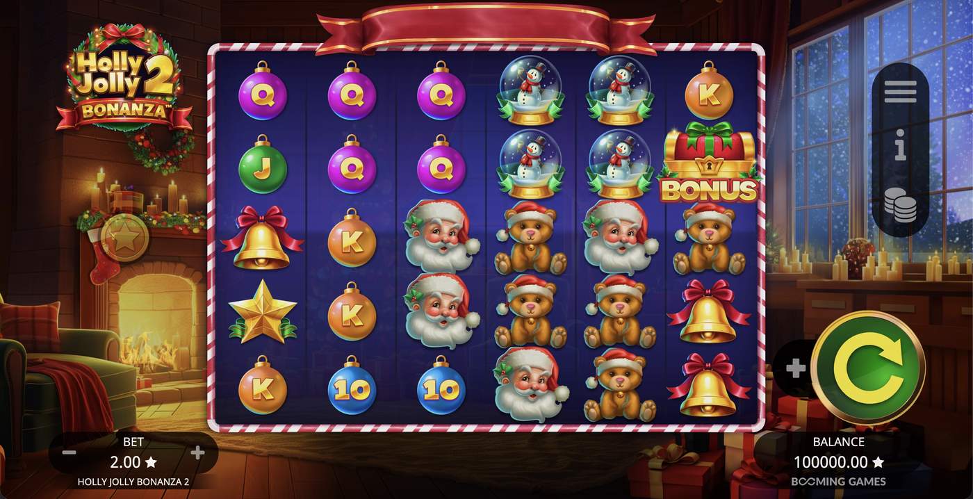 Holly Jolly Bonanza 2: image of main menu