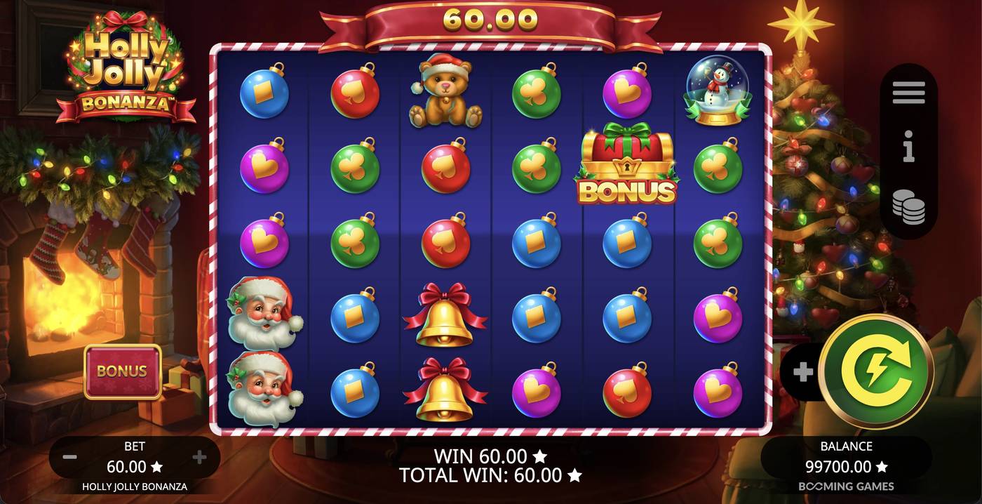 Holly Jolly Bonanza: image of winning