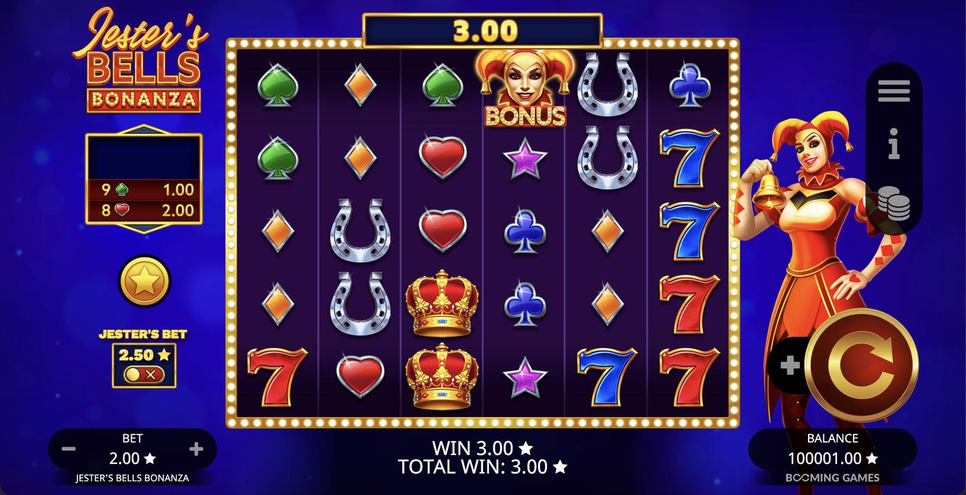 Jester's Bells Bonanza: image of winning