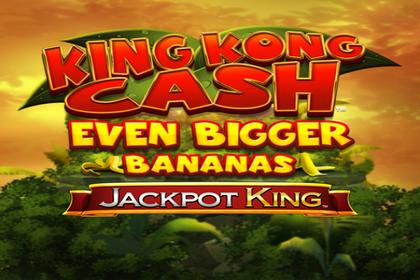 King Kong Cash Even Bigger Bananas Jackpot King Online Slot Logo