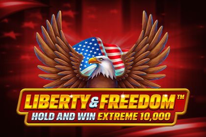 Liberty and Freedom Hold and Win Extreme 10,000 Online Slot Logo