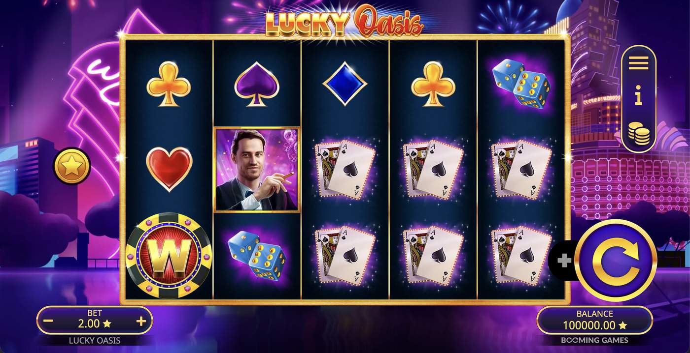 Lucky Oasis: image of main menu