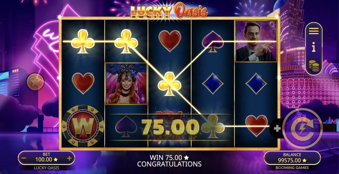 Lucky Oasis: image of winning